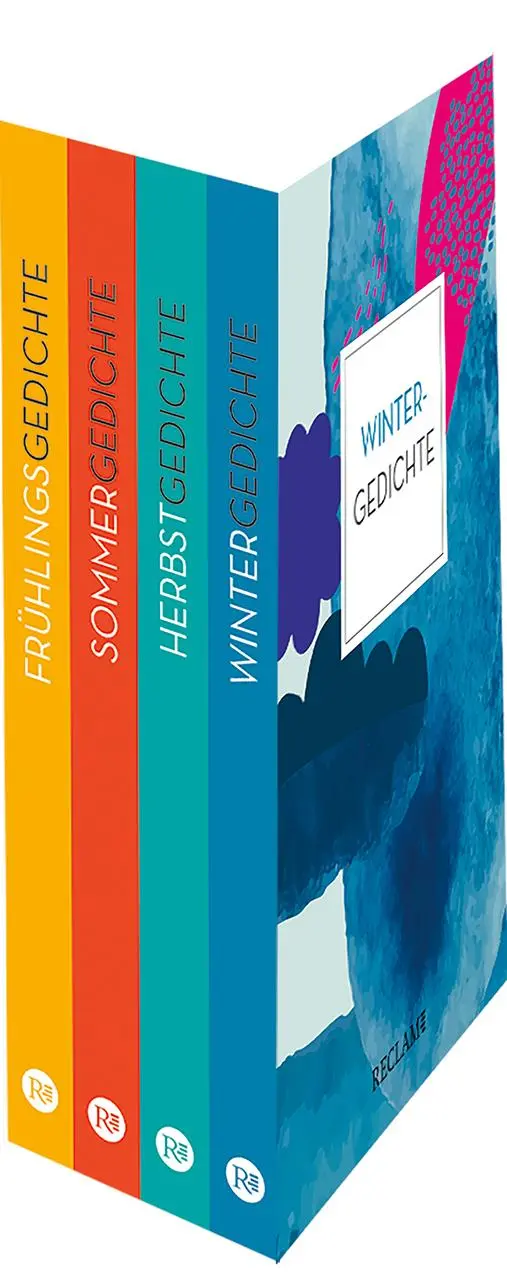 Cover: 9783150300947 | Jahreszeitengedichte. Vier Bände mit Banderole: Frühlings-,...