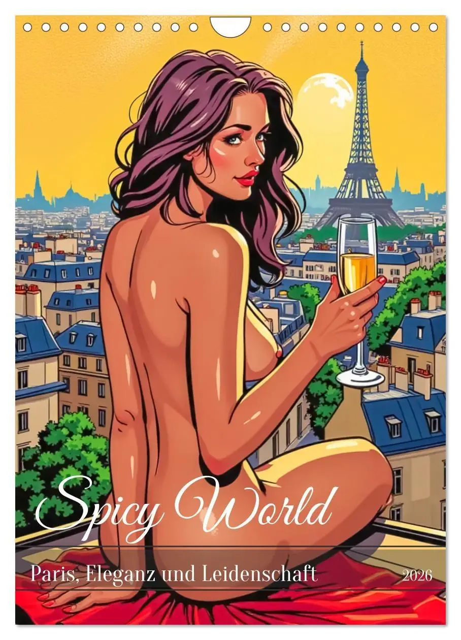 Cover: 9783457300947 | Spicy World - Paris, Eleganz und Leidenschaft (Wandkalender 2026...