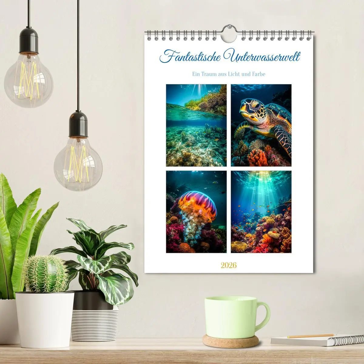 Bild: 9783516320947 | Fantastische Unterwasserwelt (Wandkalender 2026 DIN A4 hoch),...
