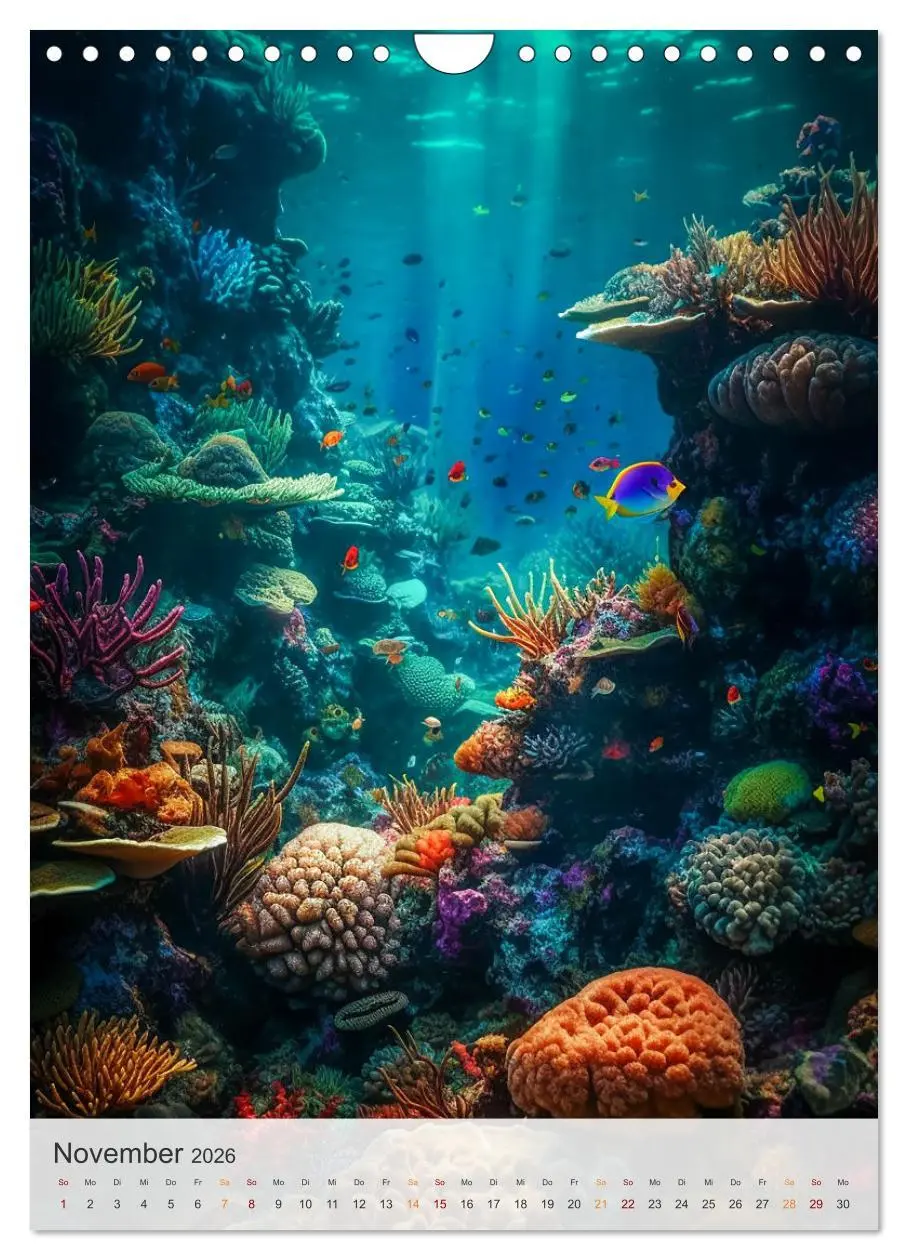 Bild: 9783516320947 | Fantastische Unterwasserwelt (Wandkalender 2026 DIN A4 hoch),...