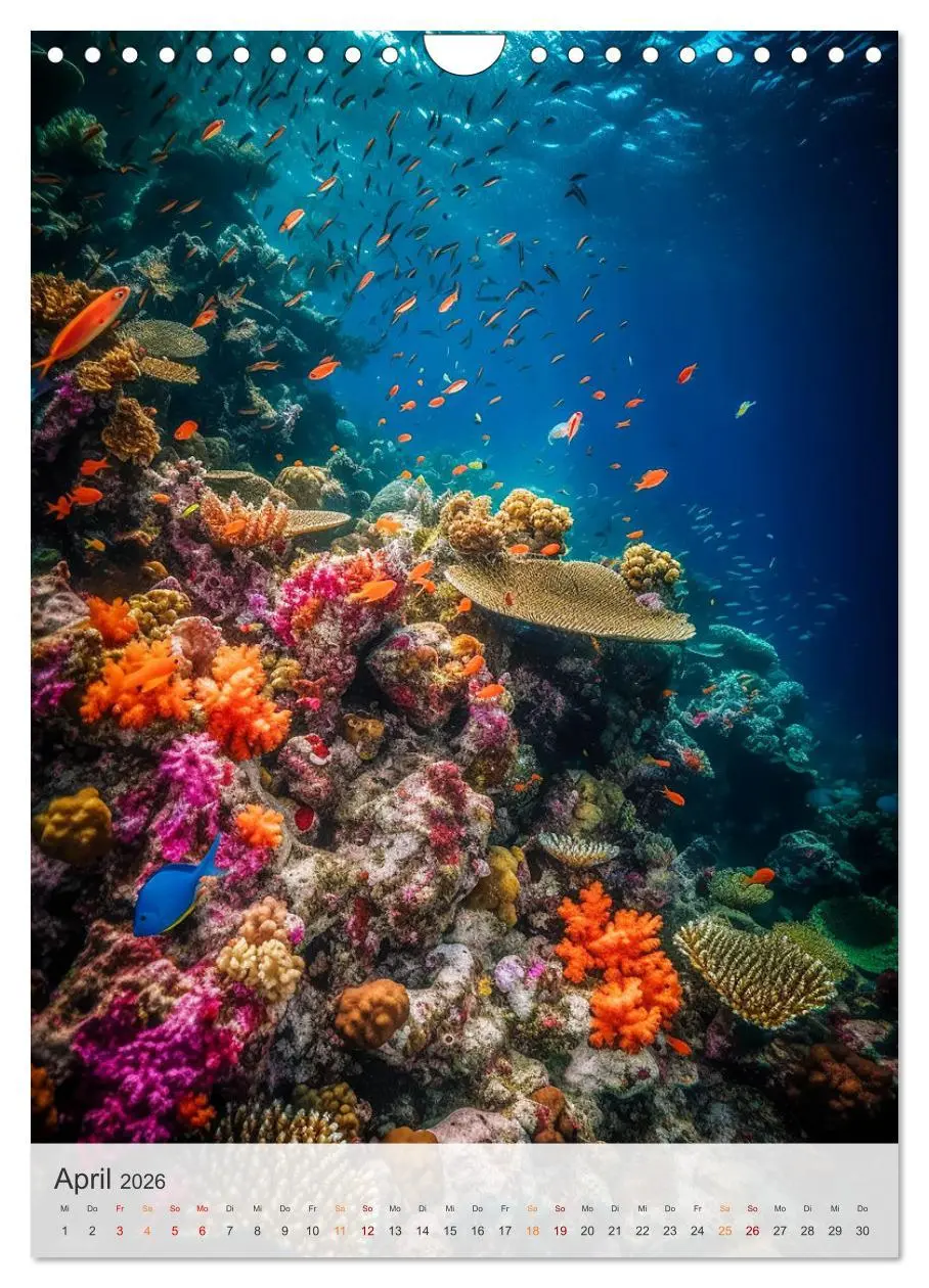 Bild: 9783516320947 | Fantastische Unterwasserwelt (Wandkalender 2026 DIN A4 hoch),...