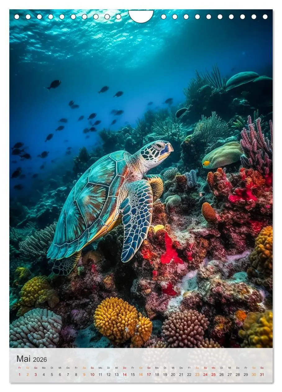 Bild: 9783516320947 | Fantastische Unterwasserwelt (Wandkalender 2026 DIN A4 hoch),...