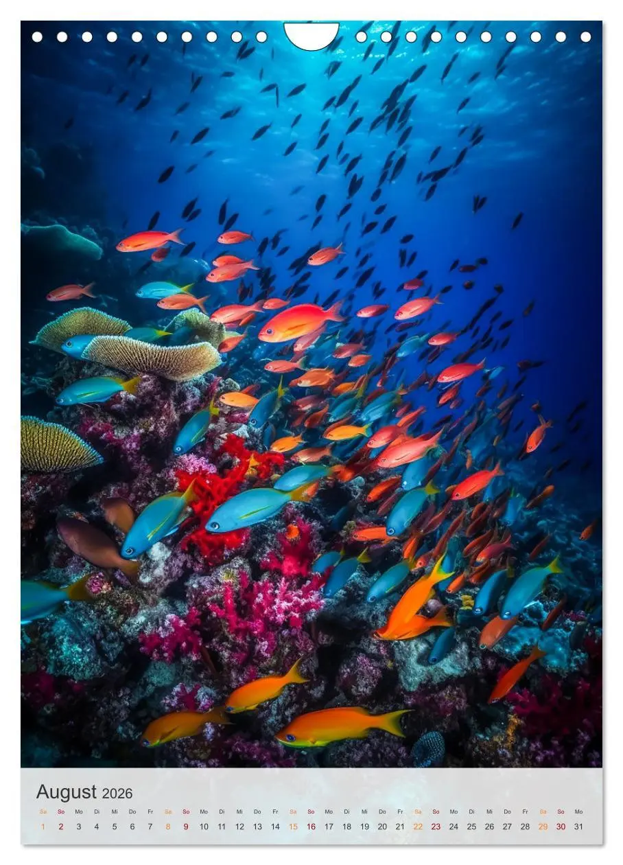 Bild: 9783516320947 | Fantastische Unterwasserwelt (Wandkalender 2026 DIN A4 hoch),...