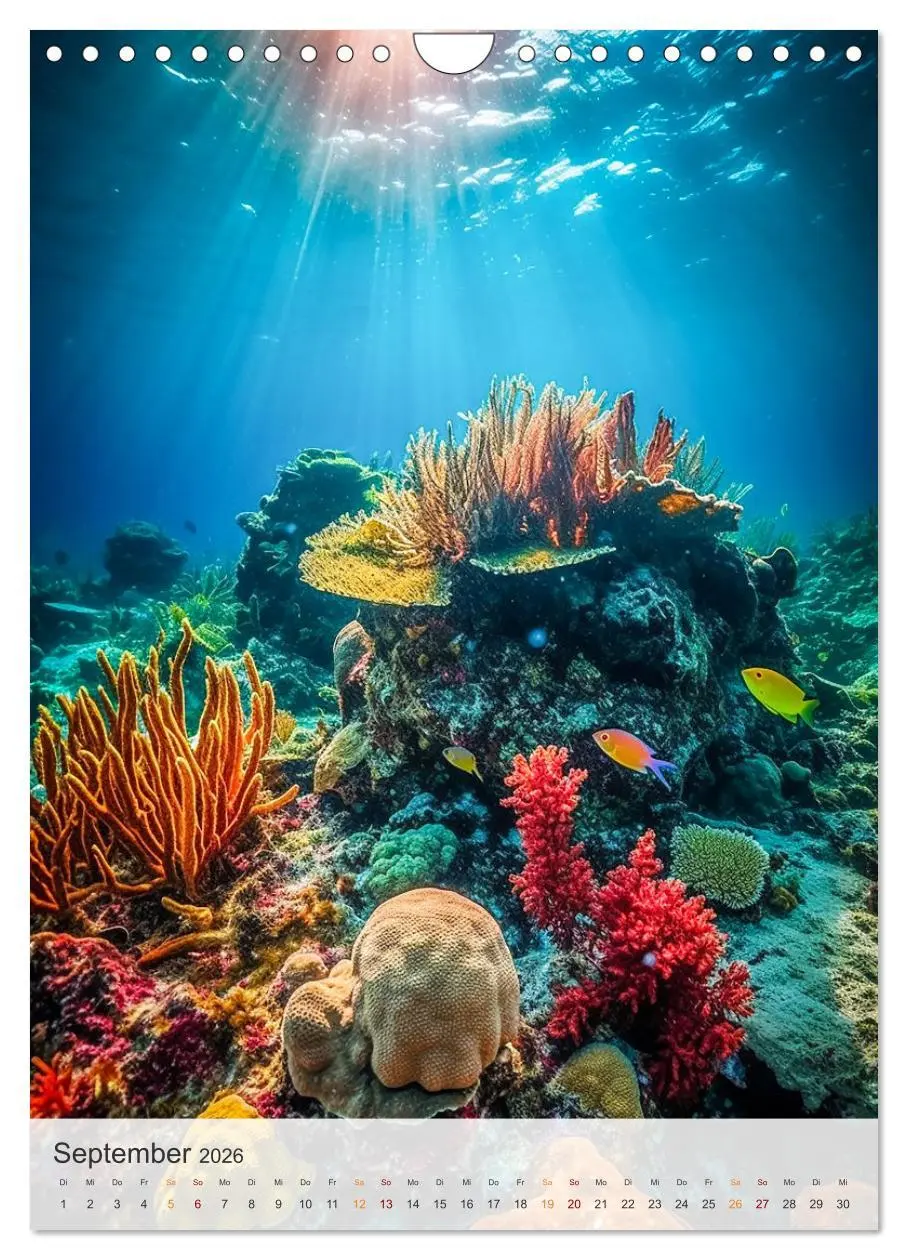 Bild: 9783516320947 | Fantastische Unterwasserwelt (Wandkalender 2026 DIN A4 hoch),...