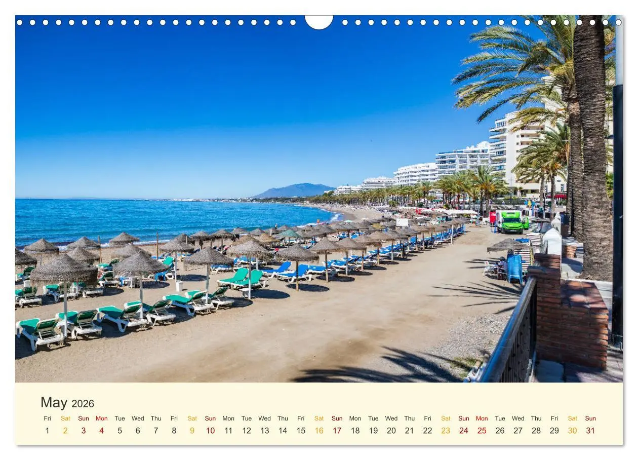 Bild: 9783516560947 | Costa del Sol - the sunny side of Andalusia (Wall Calendar 2026 DIN...