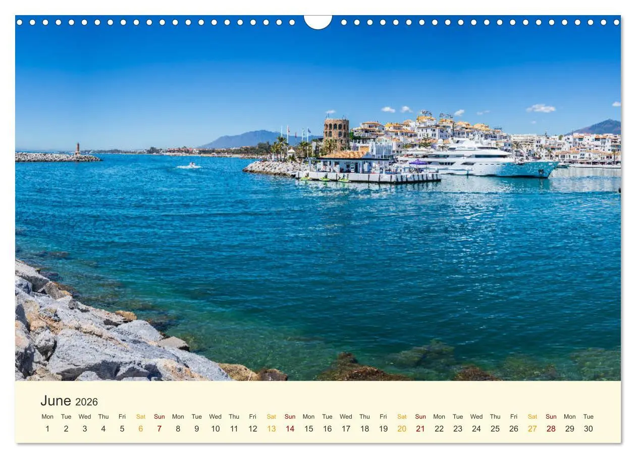 Bild: 9783516560947 | Costa del Sol - the sunny side of Andalusia (Wall Calendar 2026 DIN...