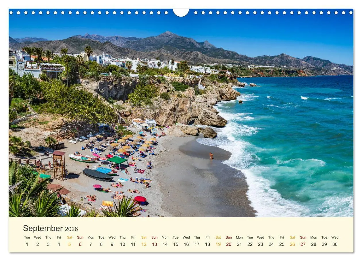 Bild: 9783516560947 | Costa del Sol - the sunny side of Andalusia (Wall Calendar 2026 DIN...