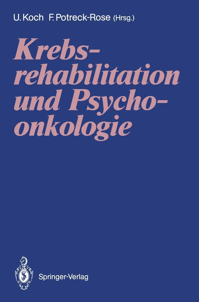 Cover: 9783540530947 | Krebsrehabilitation und Psychoonkologie | Potreck-Rose (u. a.) | Buch