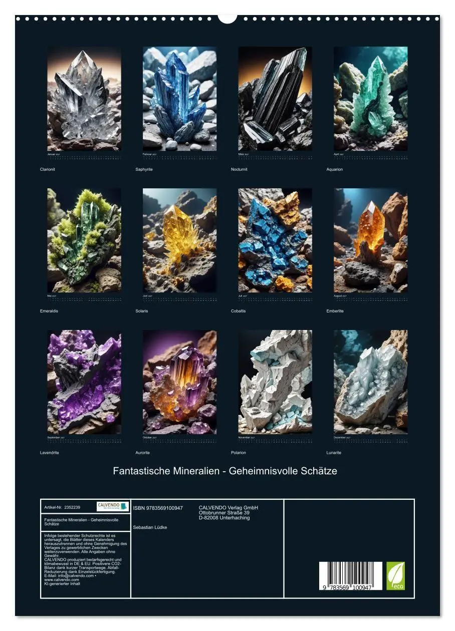 Bild: 9783569100947 | Fantastische Mineralien - Geheimnisvolle Schätze (hochwertiger...