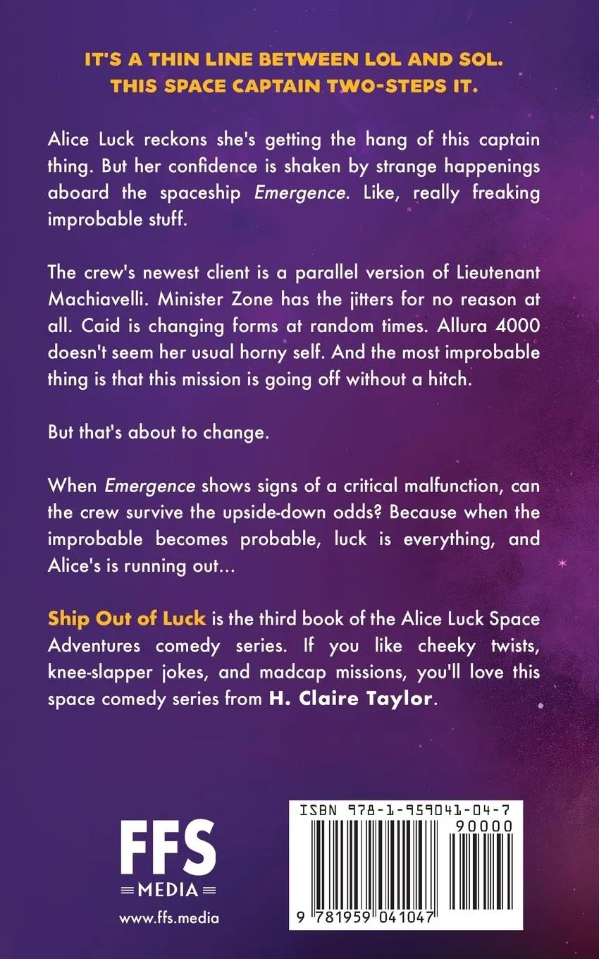 Rückseite: 9781959041047 | Ship Out of Luck | H. Claire Taylor | Taschenbuch | Englisch | 2023