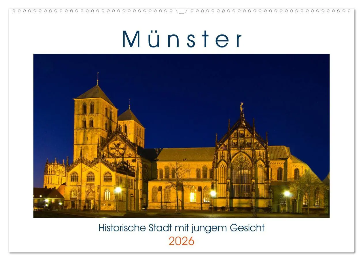 Cover: 9783516071047 | Münster - Historische Stadt mit jungem Gesicht (Wandkalender 2026...