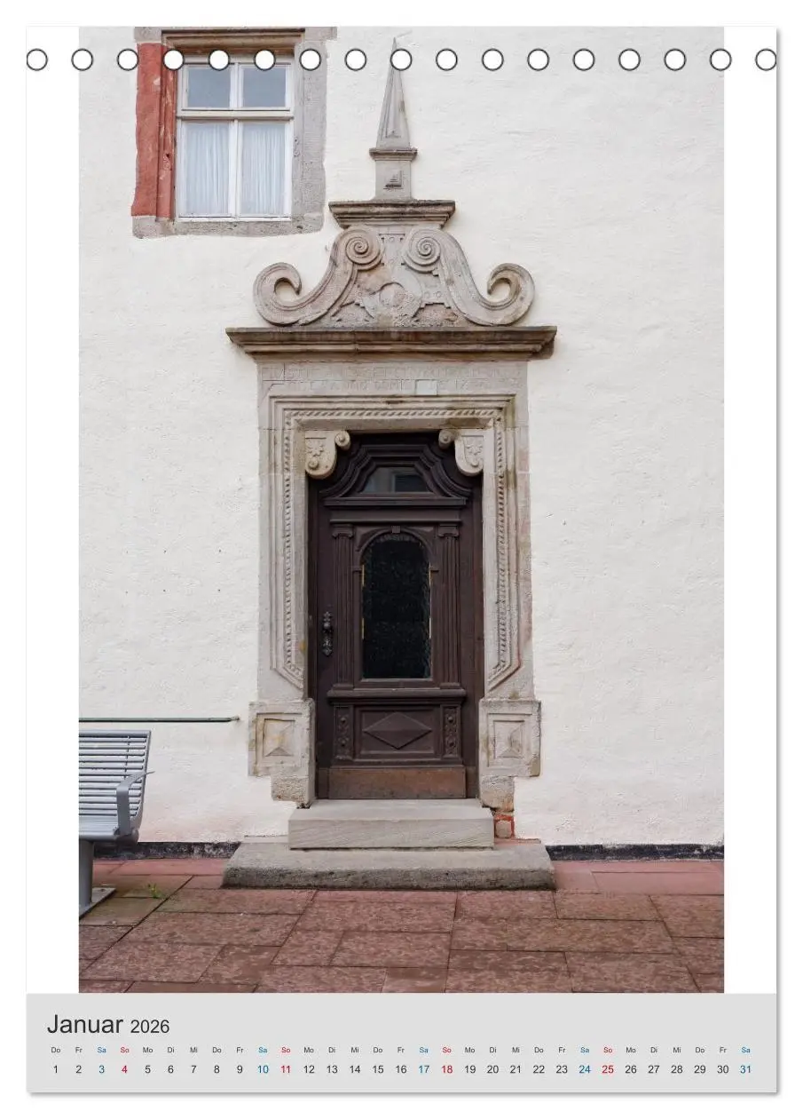 Bild: 9783516691047 | Bad Hersfelder Türen (Tischkalender 2026 DIN A5 hoch), CALVENDO...