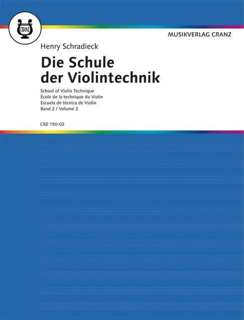 Cover: 9783920201047 | Scuola Della Tecnica Vol. 2 | Band 2. Violine. | Henry Schradieck
