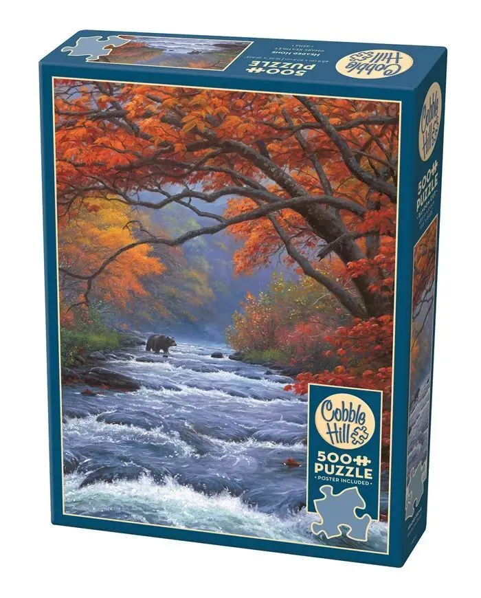 Cover: 625012451147 | COBBLE HILL PUZZLES - Fluss im Herbst 500 Teile | Spiel | In Karton