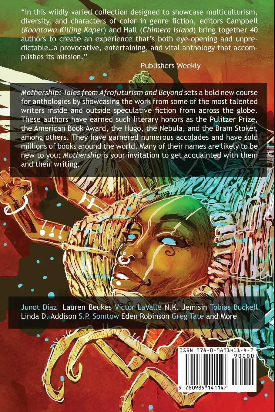 Rückseite: 9780989141147 | Mothership: Tales from Afrofuturism and Beyond | N K Jemisin (u. a.)