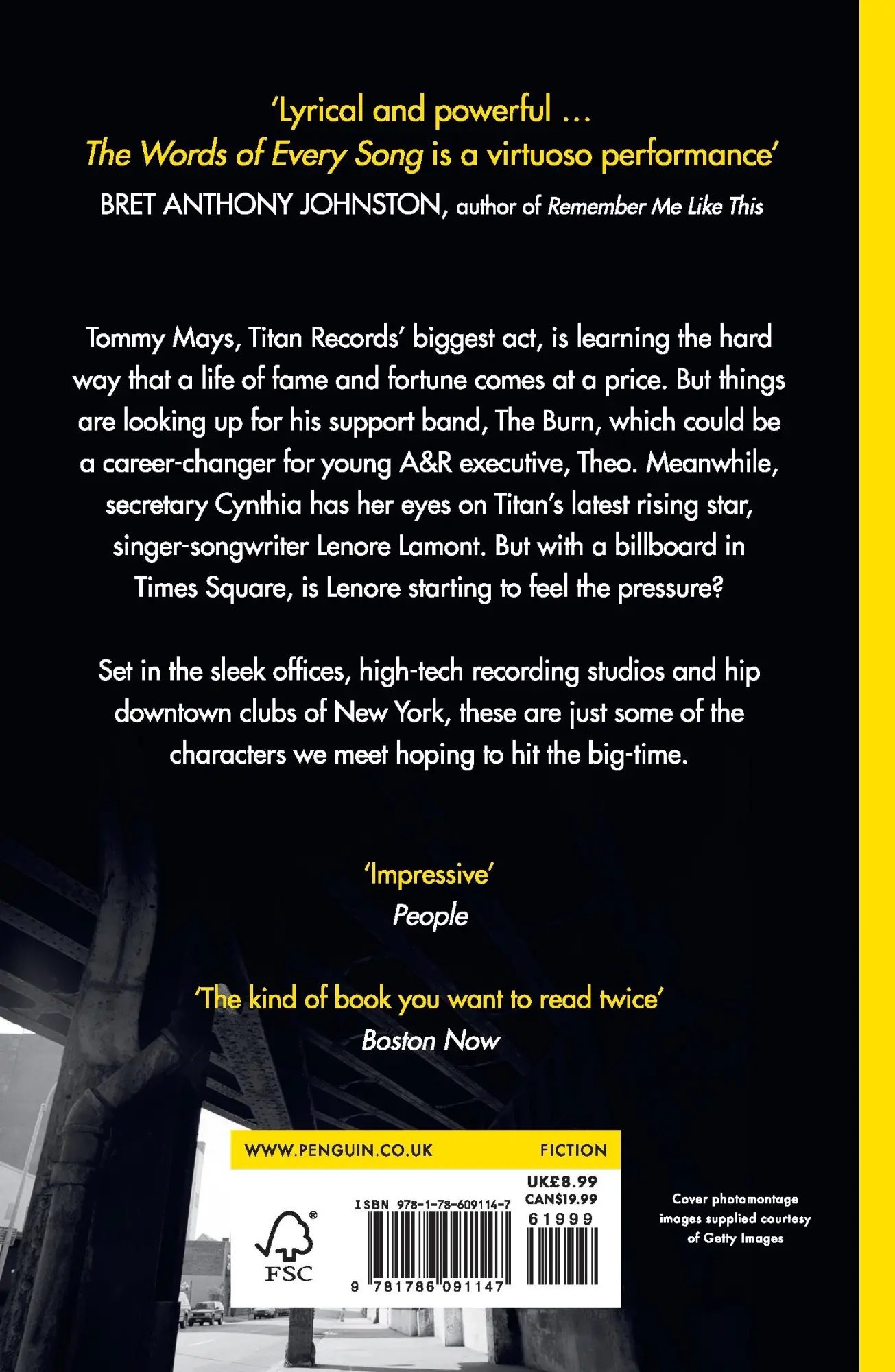 Rückseite: 9781786091147 | The Words of Every Song | from the Richard and Judy-selected author