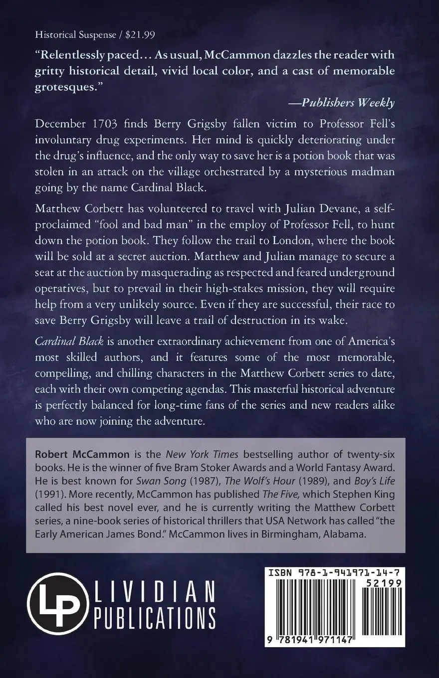 Rückseite: 9781941971147 | Cardinal Black | Robert McCammon | Taschenbuch | Englisch | 2022