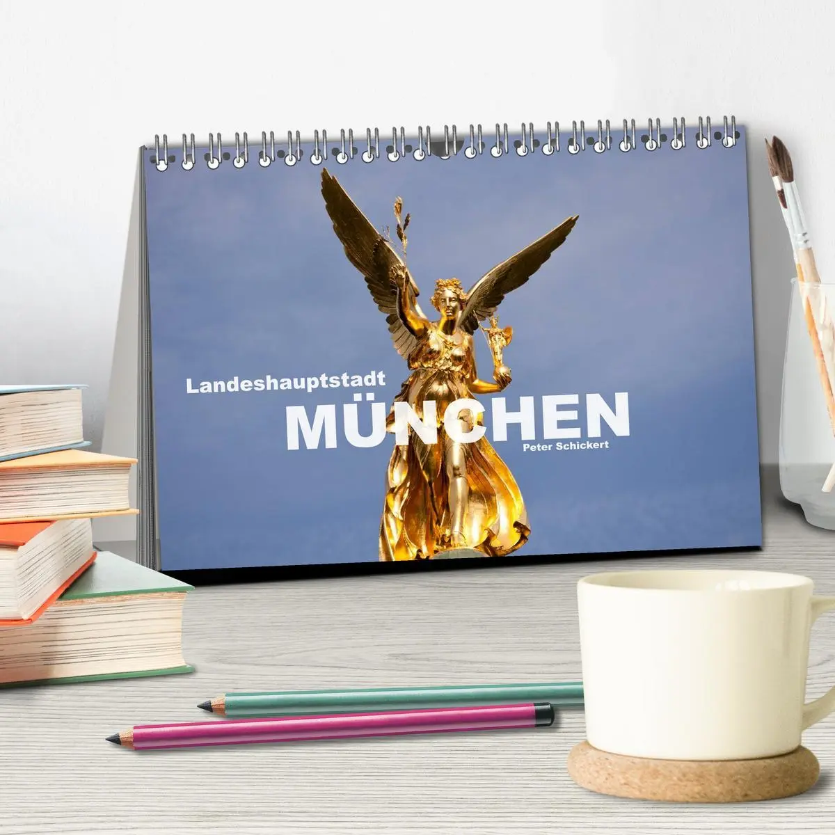 Bild: 9783516131147 | Landeshauptstadt München (Tischkalender 2026 DIN A5 quer), CALVENDO...