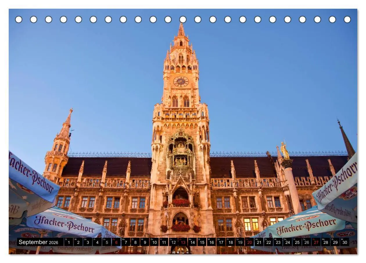 Bild: 9783516131147 | Landeshauptstadt München (Tischkalender 2026 DIN A5 quer), CALVENDO...