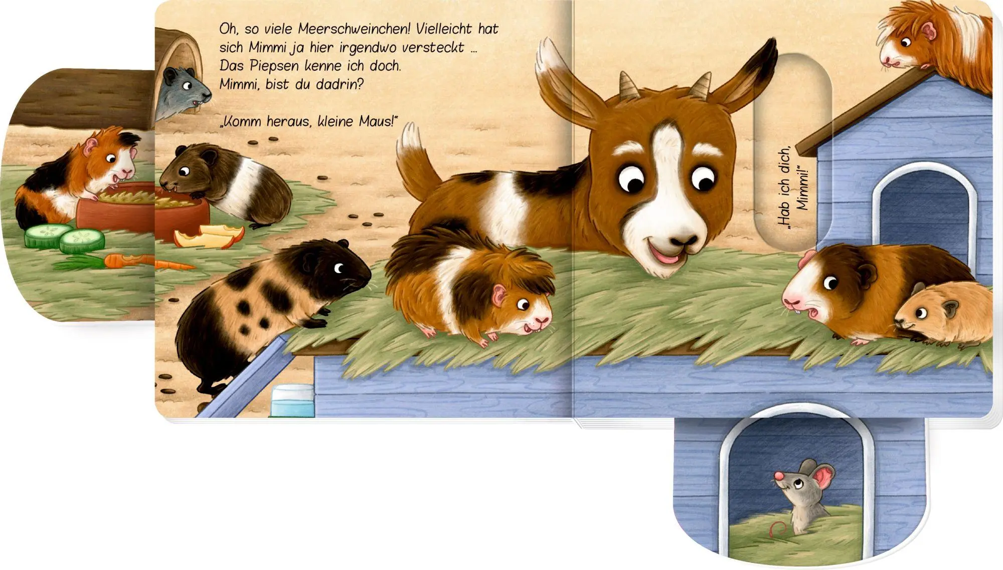 Bild: 9783649651147 | Komm heraus, kleine Maus!: Bist du im Streichelzoo? | Ruby Warnecke