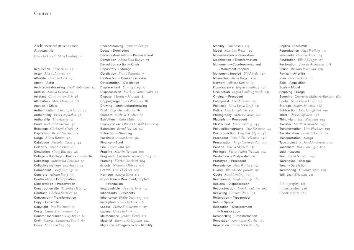 Bild: 9783775761147 | Provenance in Architecture | A Dictionary | Uwe Fleckner (u. a.)