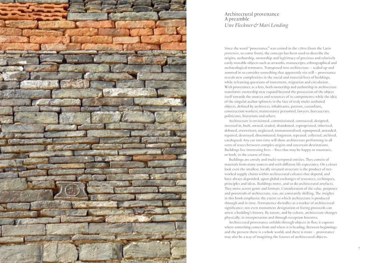 Bild: 9783775761147 | Provenance in Architecture | A Dictionary | Uwe Fleckner (u. a.)