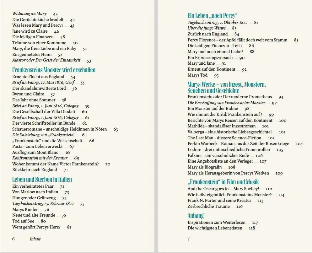 Bild: 9783799521147 | Mary Shelley - Wissenswertes &amp; Erstaunliches über die Schöpferin...