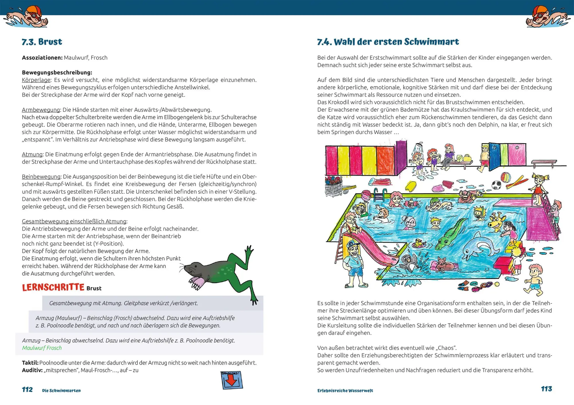 Bild: 9783964161147 | Erlebnisreiche Wasserwelt | Mit Begeisterung schwimmen lernen | Buch