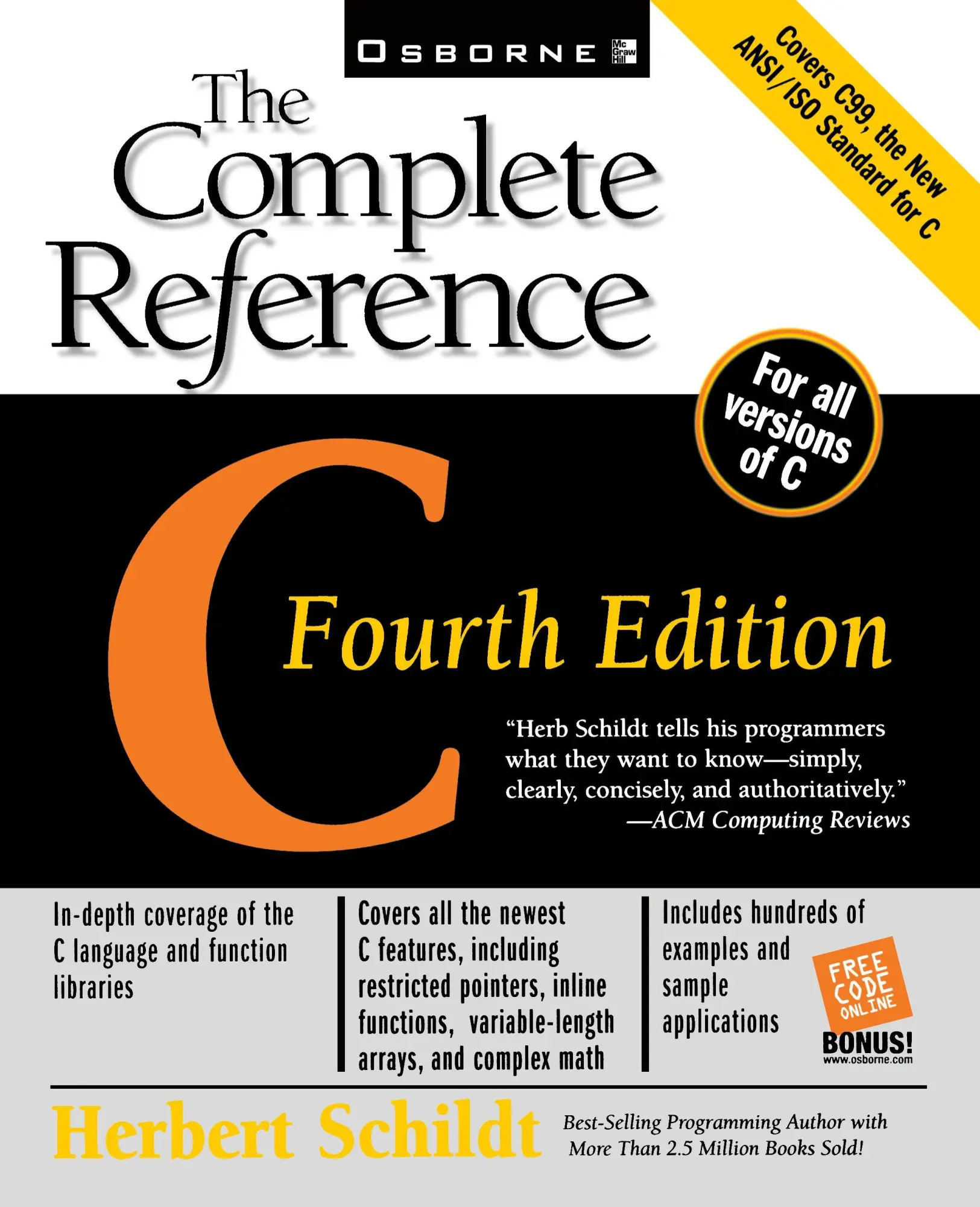 Cover: 9780072121247 | C | TCR, 4E | Schildt | Taschenbuch | Kartoniert / Broschiert | 2000 Cover: 9780072121247 | C | TCR, 4E | Schildt | Taschenbuch | Kartoniert / Broschiert | 2000