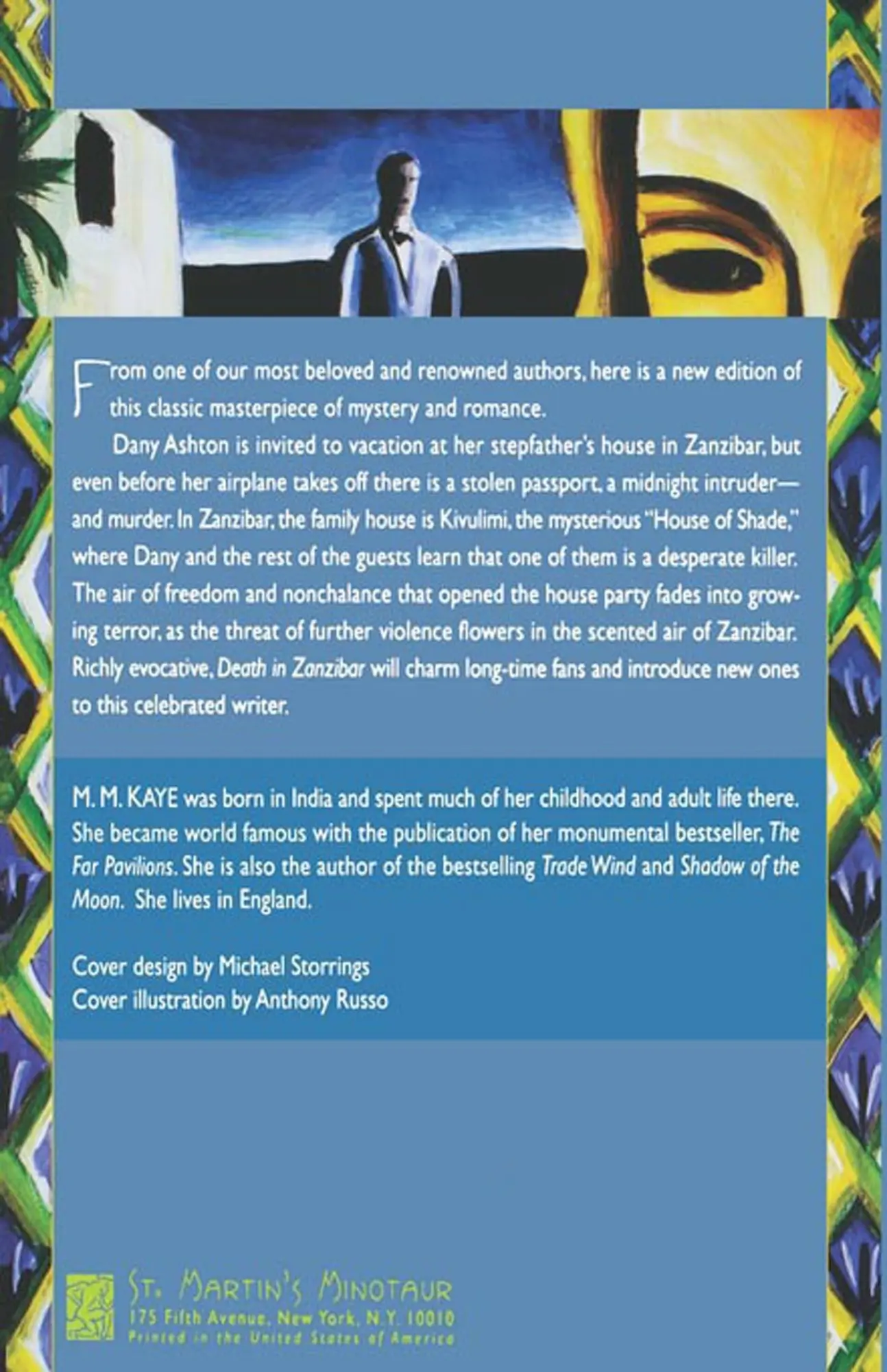 Rückseite: 9780312241247 | Death in Zanzibar | M. M. Kaye (u. a.) | Taschenbuch | Englisch | 1999