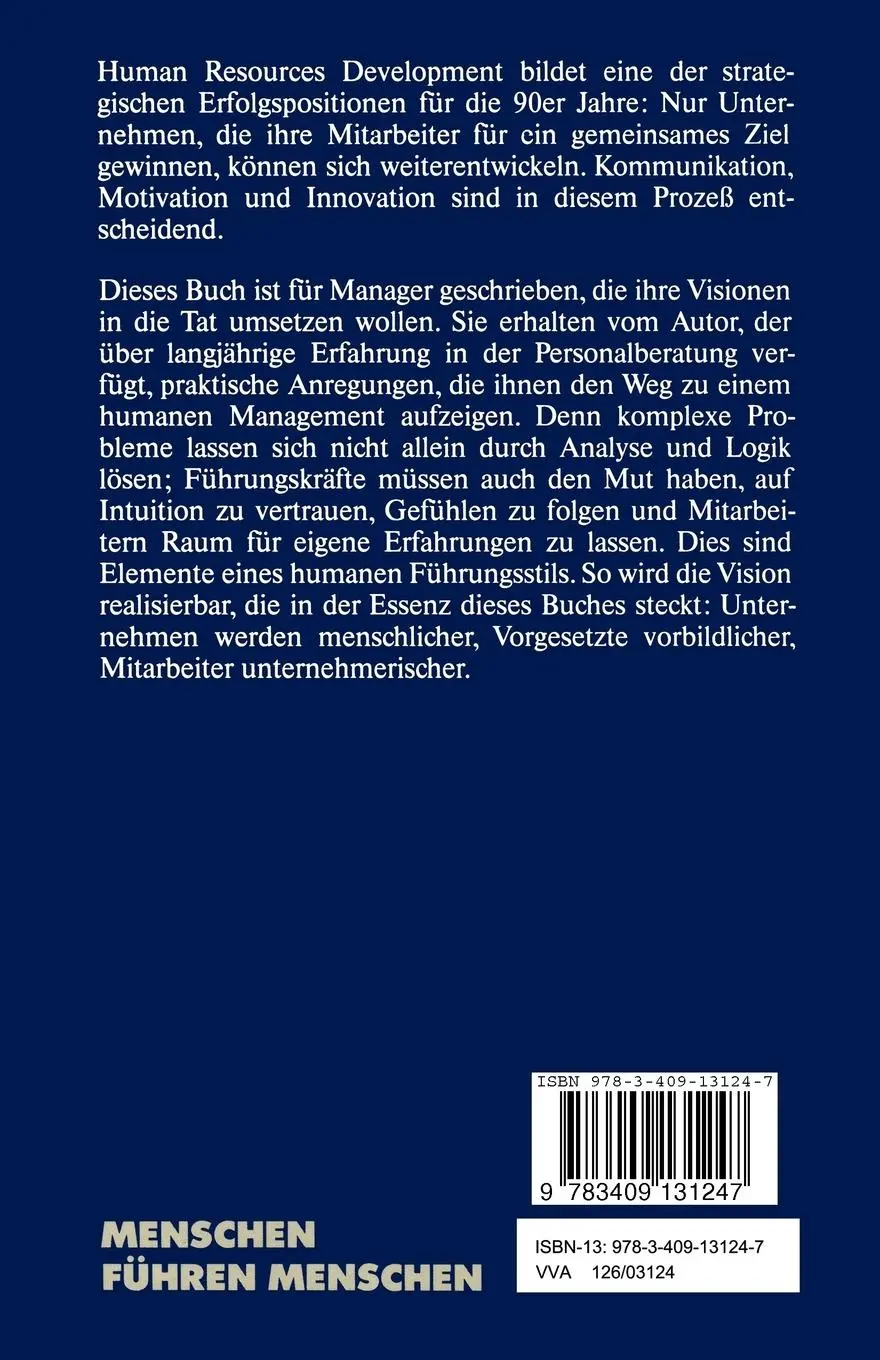 Rückseite: 9783409131247 | Menschen Führen Menschen | Unterwegs zu einem humanen Management