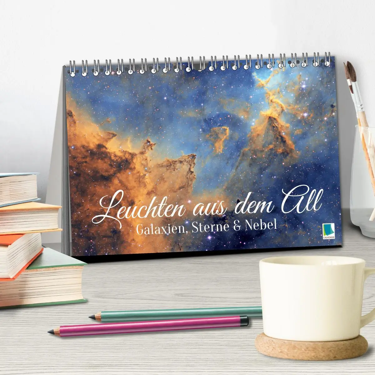Bild: 9783457271247 | Galaxien, Sterne und Nebel: Leuchten aus dem All (Tischkalender...