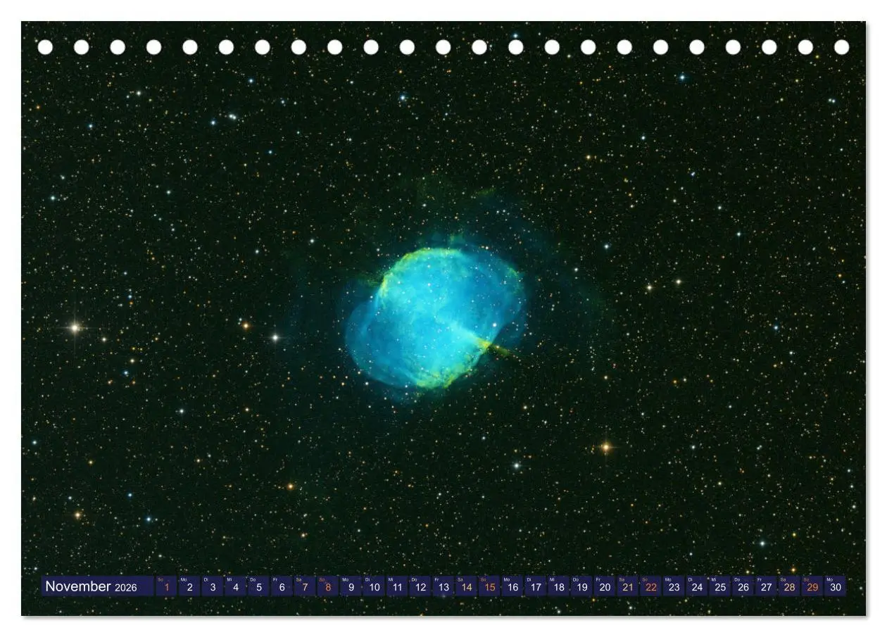 Bild: 9783457271247 | Galaxien, Sterne und Nebel: Leuchten aus dem All (Tischkalender...