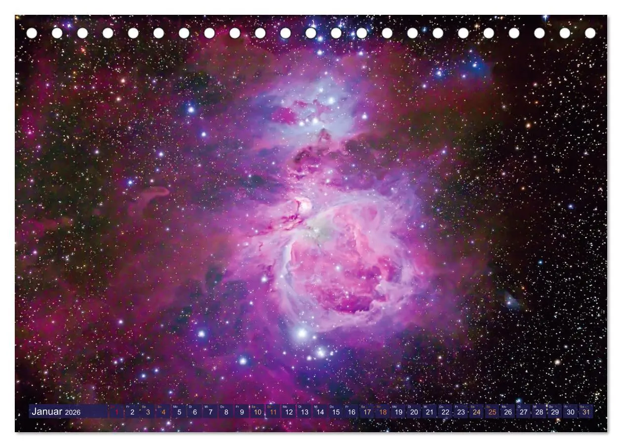 Bild: 9783457271247 | Galaxien, Sterne und Nebel: Leuchten aus dem All (Tischkalender...