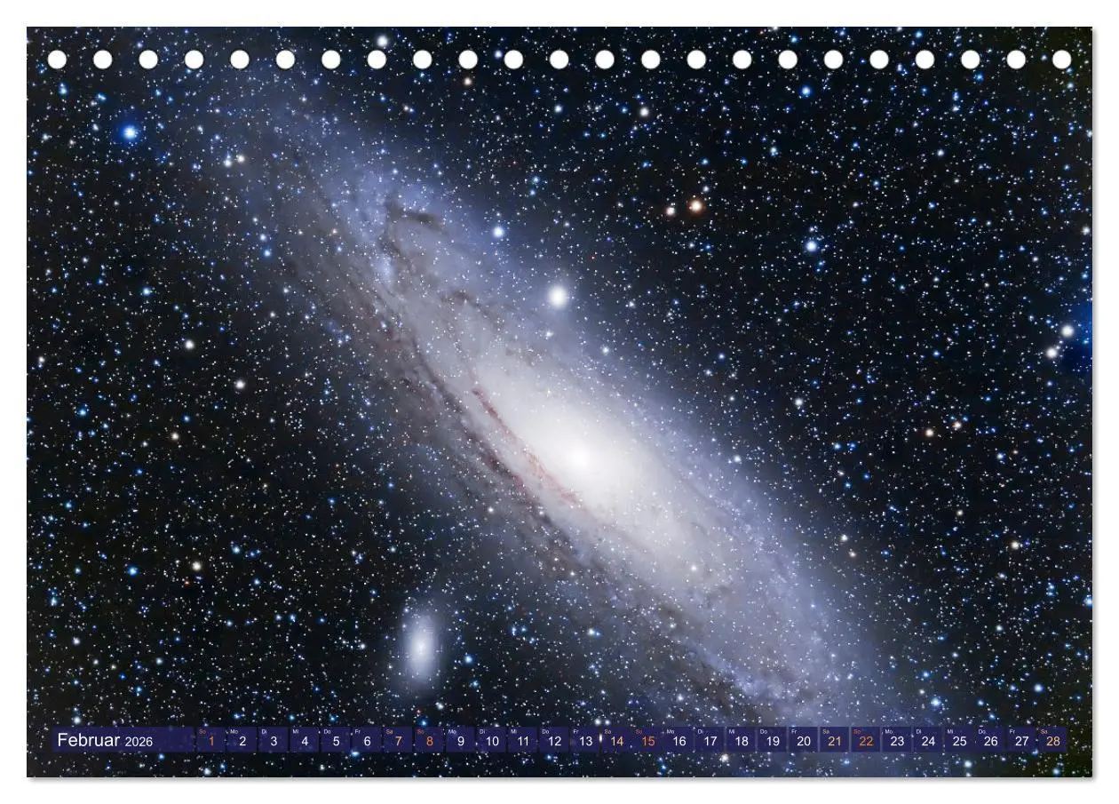 Bild: 9783457271247 | Galaxien, Sterne und Nebel: Leuchten aus dem All (Tischkalender...