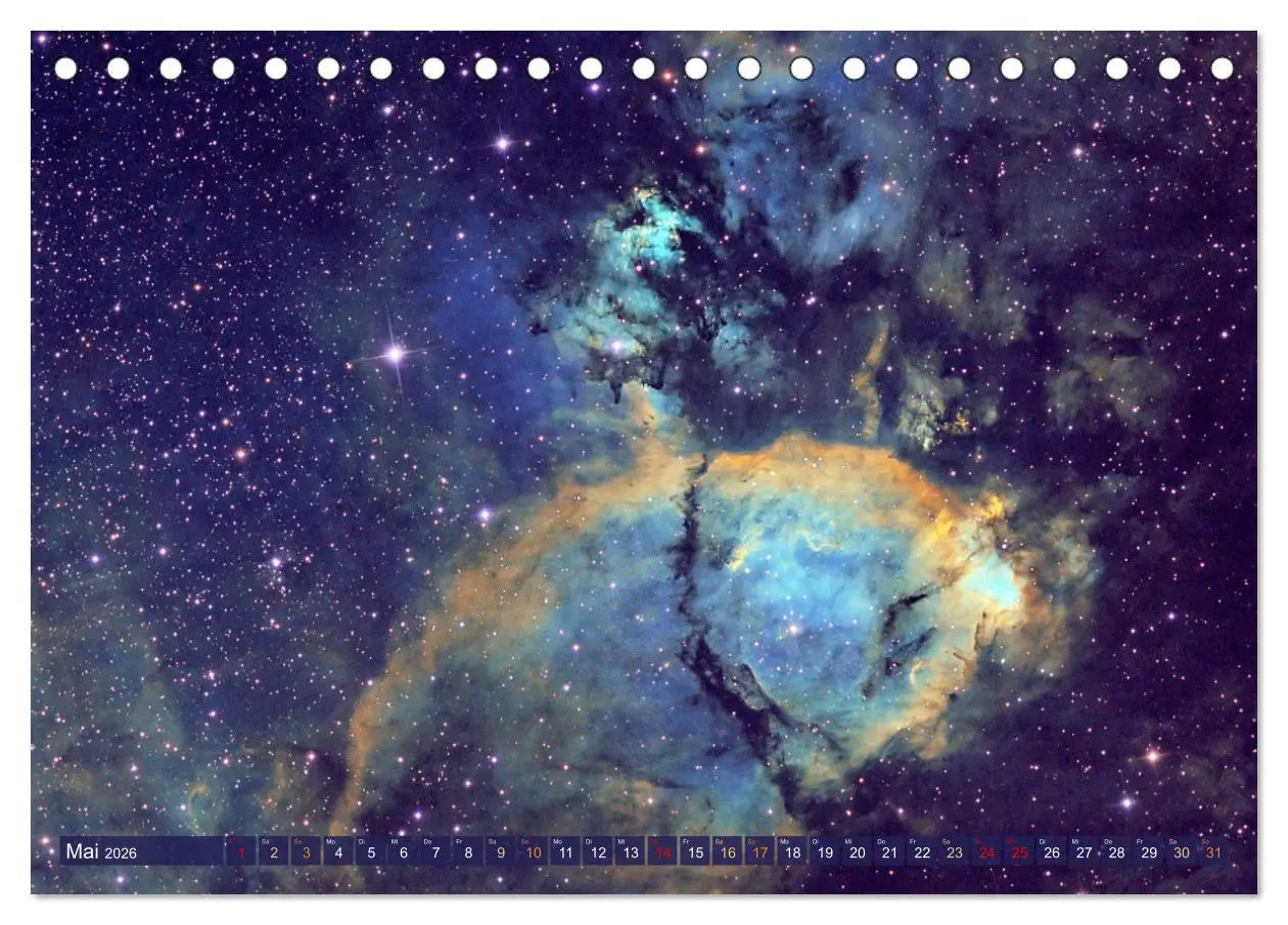 Bild: 9783457271247 | Galaxien, Sterne und Nebel: Leuchten aus dem All (Tischkalender...