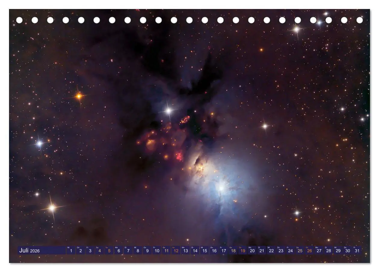 Bild: 9783457271247 | Galaxien, Sterne und Nebel: Leuchten aus dem All (Tischkalender...