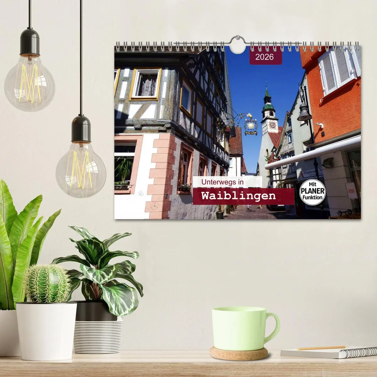 Bild: 9783457891247 | Unterwegs in Waiblingen (Wandkalender 2026 DIN A4 quer), CALVENDO...