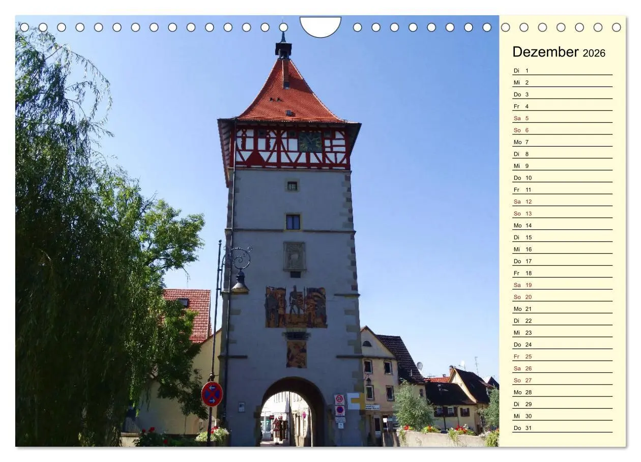 Bild: 9783457891247 | Unterwegs in Waiblingen (Wandkalender 2026 DIN A4 quer), CALVENDO...