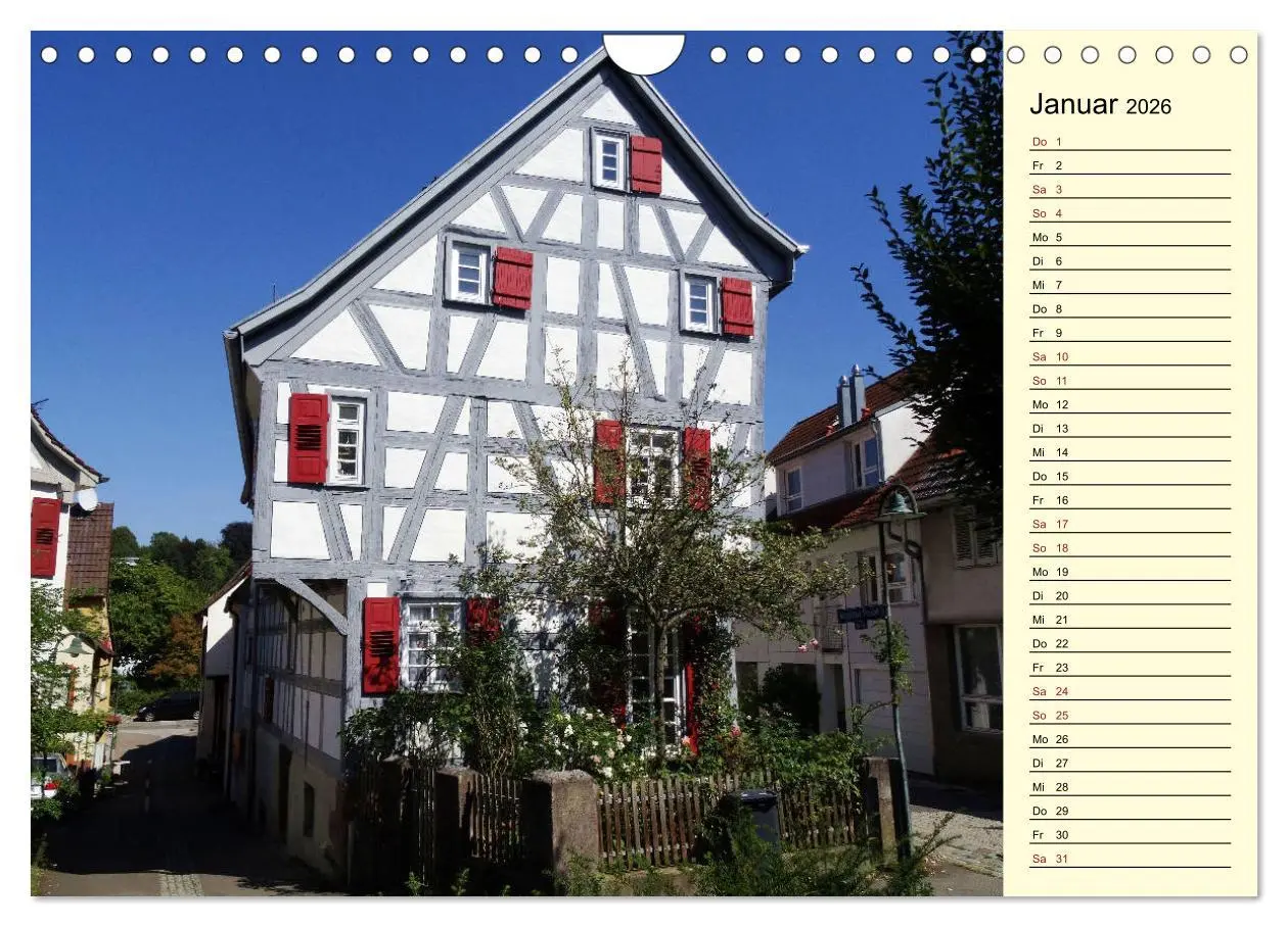 Bild: 9783457891247 | Unterwegs in Waiblingen (Wandkalender 2026 DIN A4 quer), CALVENDO...