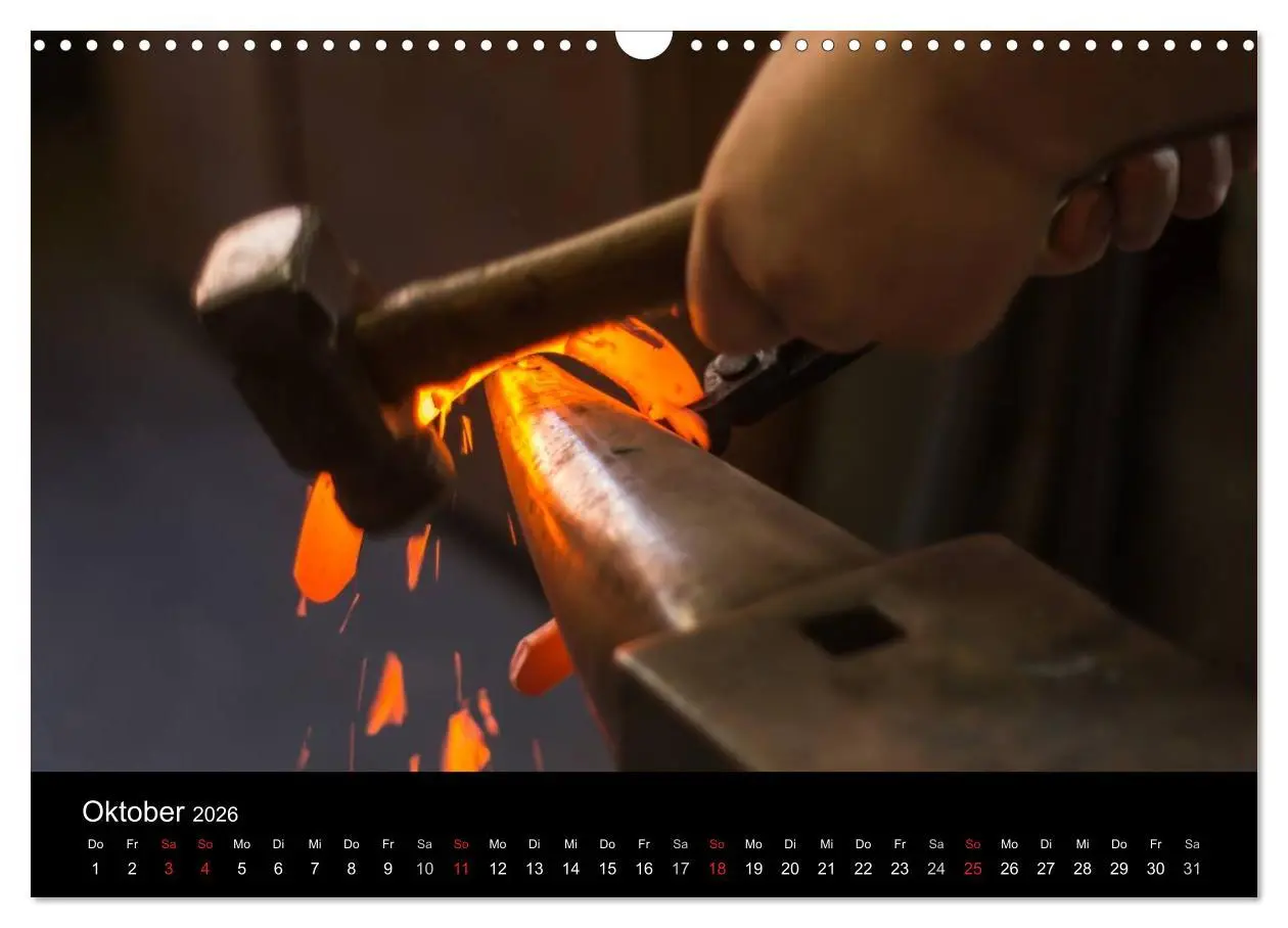 Bild: 9783516051247 | Hufschmiede - Impressionen eines alten Handwerks (Wandkalender 2026...