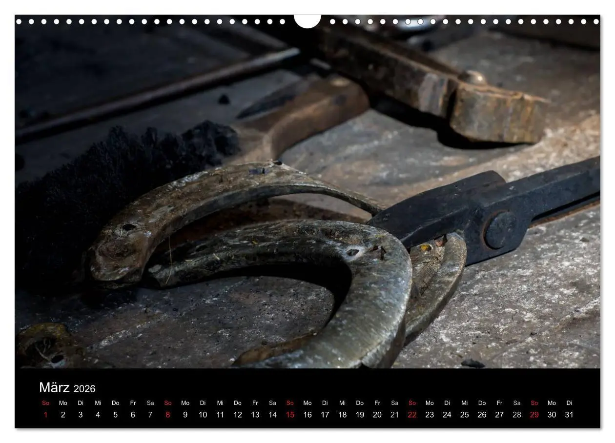 Bild: 9783516051247 | Hufschmiede - Impressionen eines alten Handwerks (Wandkalender 2026...