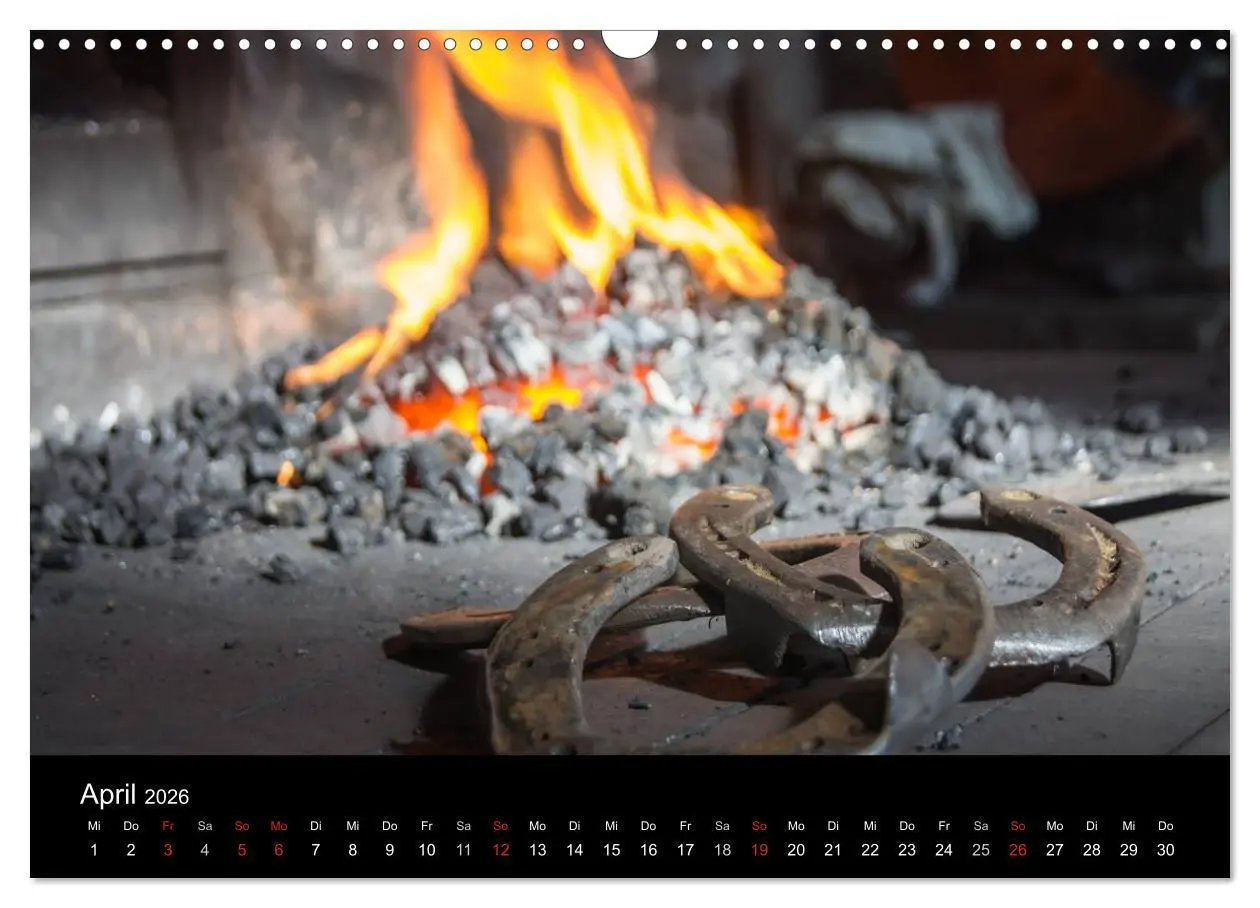 Bild: 9783516051247 | Hufschmiede - Impressionen eines alten Handwerks (Wandkalender 2026...