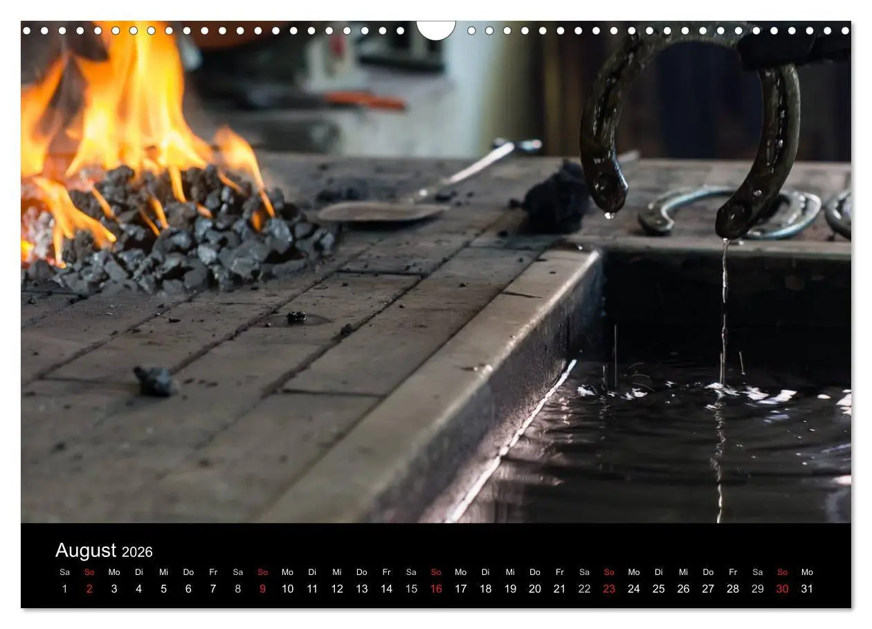 Bild: 9783516051247 | Hufschmiede - Impressionen eines alten Handwerks (Wandkalender 2026...