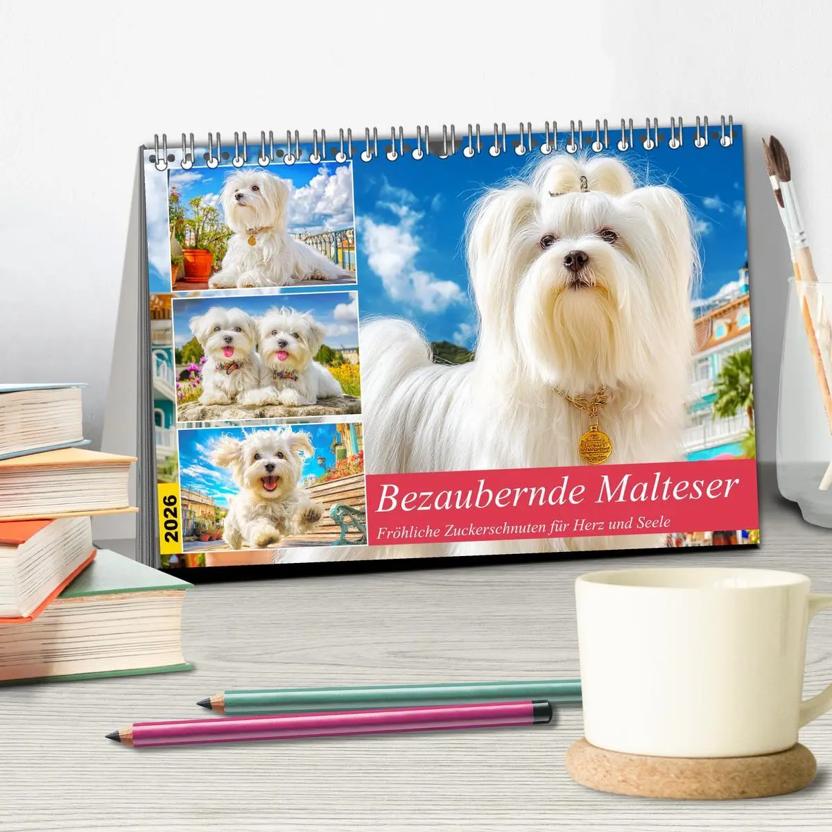 Bild: 9783516501247 | Bezaubernde Malteser. Fröhliche Zuckerschnuten für Herz und Seele...