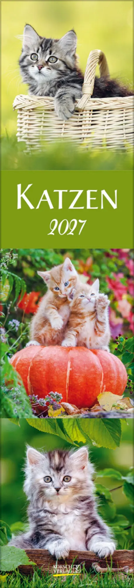 Cover: 9783819301247 | Katzen Langplaner 2027 | Langplaner | Verlag Korsch | Kalender | 13 S.