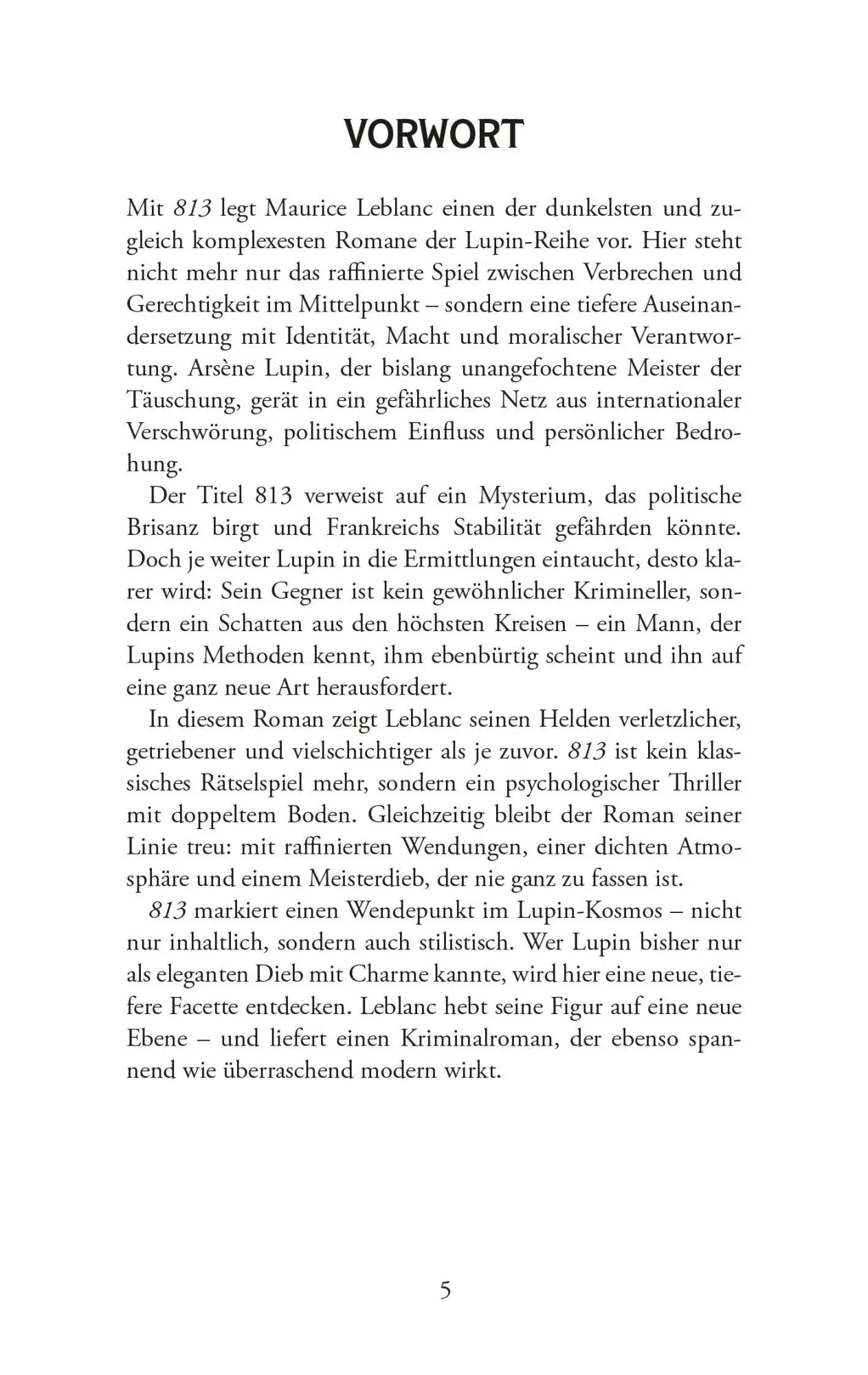 Bild: 9783965451247 | Lupin. 813. Detektivroman. Maurice Leblanc | Maurice Leblanc | Buch
