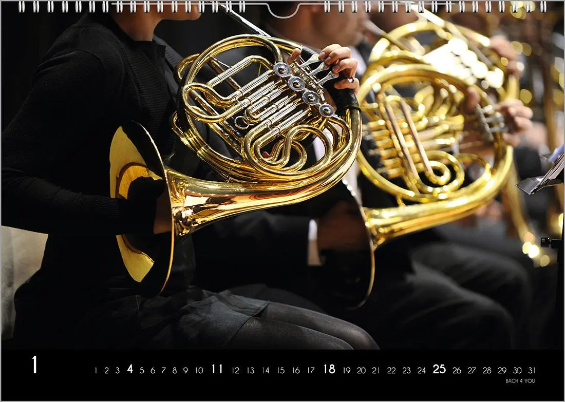 Bild: 9783969031247 | Der Kalender für Klassik-Musik-Freunde, ein Musik-Kalender, 2026,...