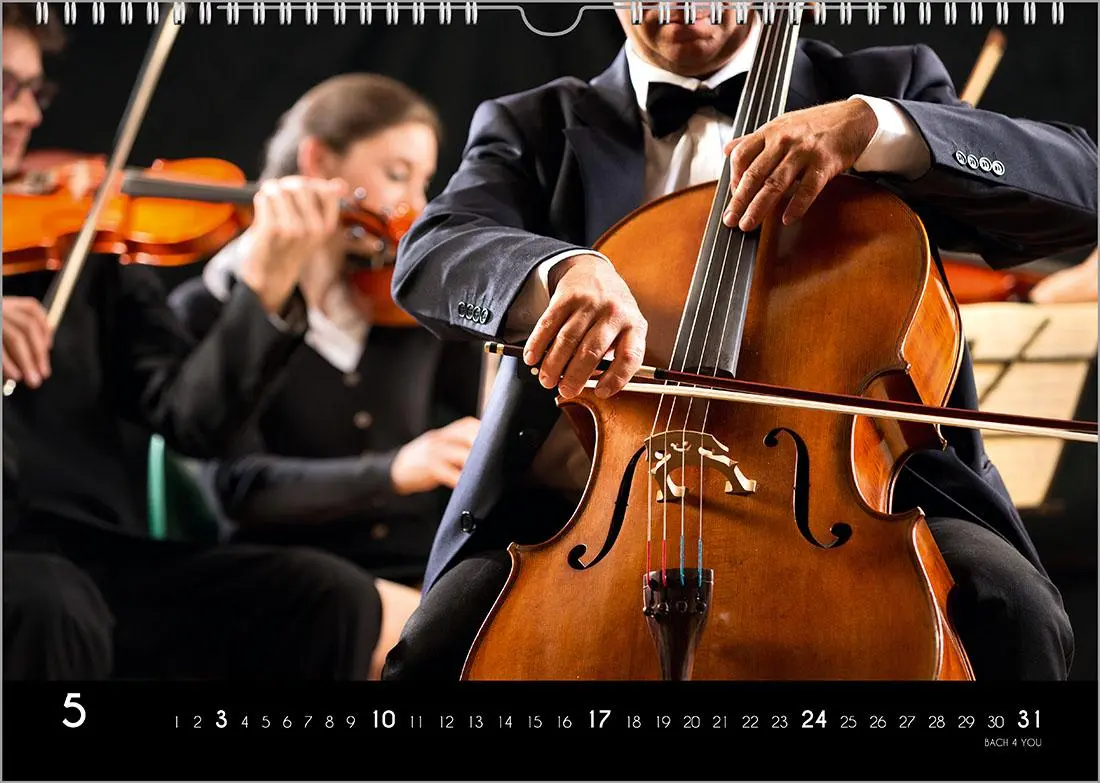 Bild: 9783969031247 | Der Kalender für Klassik-Musik-Freunde, ein Musik-Kalender, 2026,...