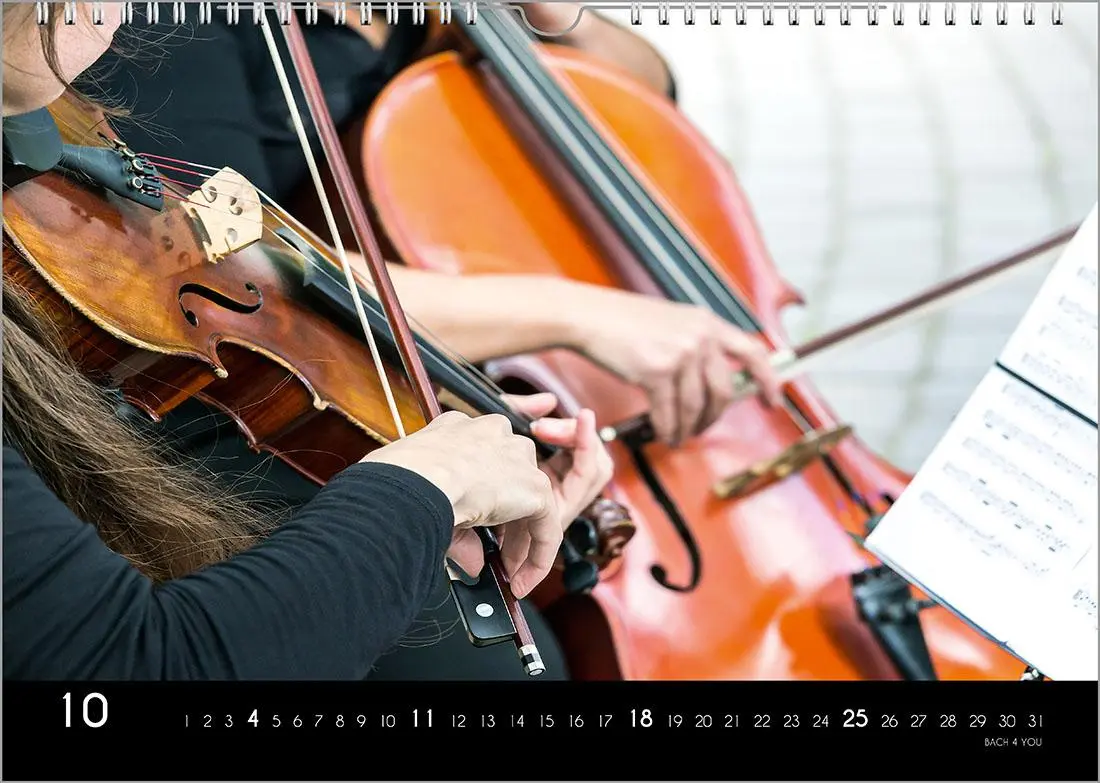 Bild: 9783969031247 | Der Kalender für Klassik-Musik-Freunde, ein Musik-Kalender, 2026,...